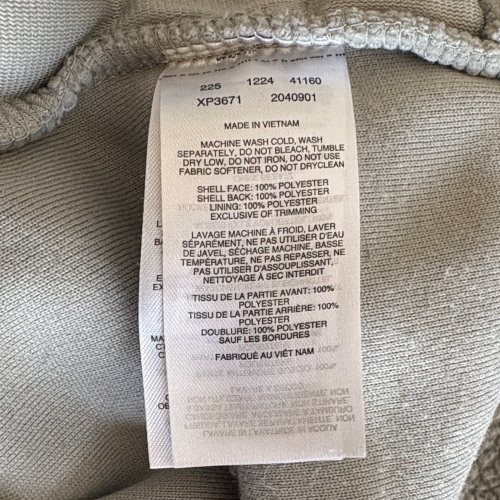 Columbia Lodge™ Sherpa Half Snap Fleece Pullover Gray/White Pockets Size L - Picture 8 of 9